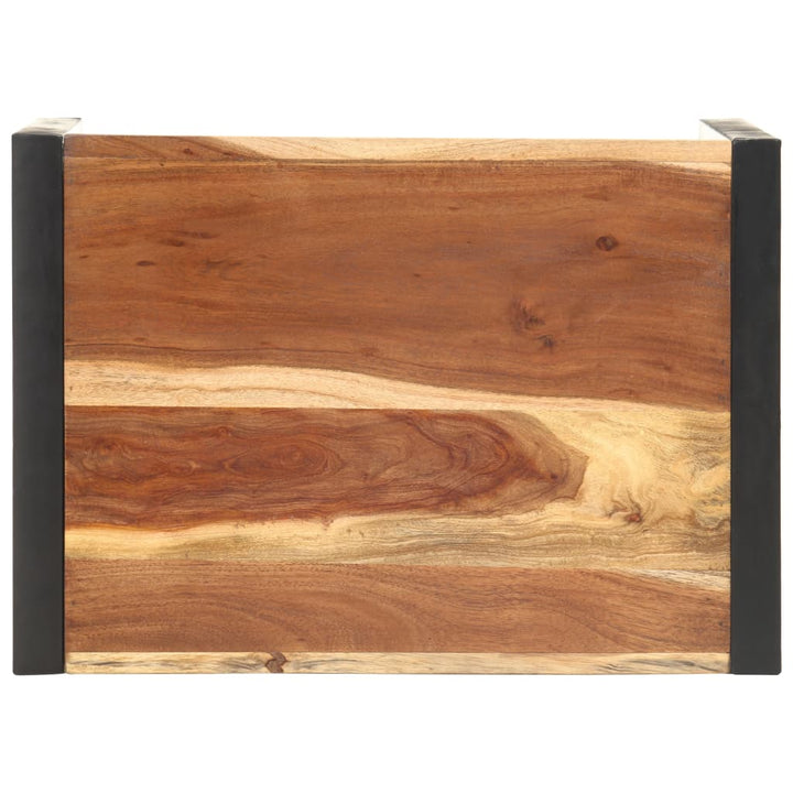 3-delige Tafeltjesset massief hout met sheesham afwerking - Griffin Retail