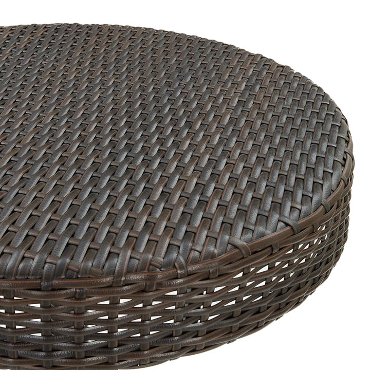 3-delige Tuinbarset met kussens poly rattan bruin - Griffin Retail