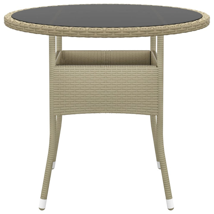 3-delige Tuinset poly rattan beige - Griffin Retail