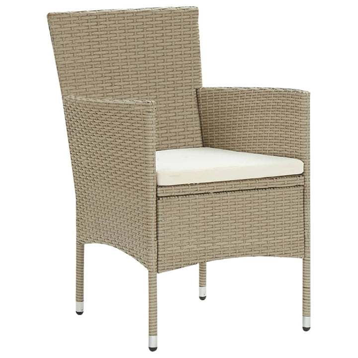 3-delige Tuinset poly rattan beige - Griffin Retail