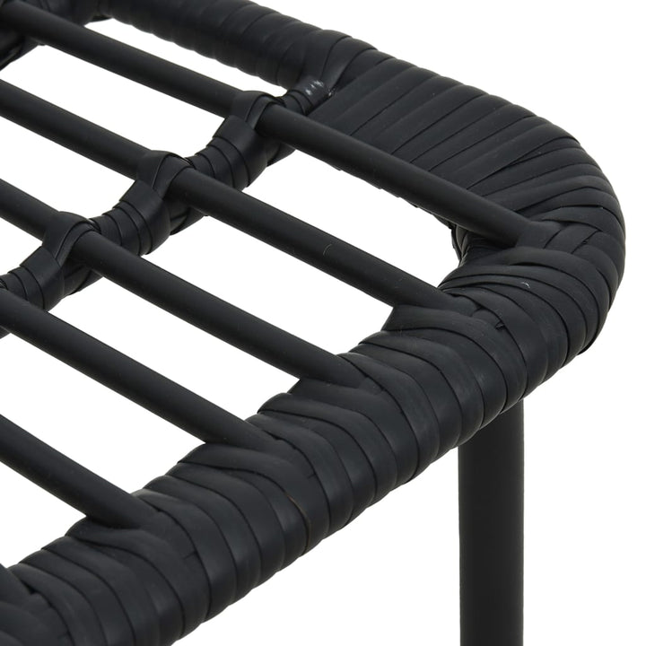 3-delige Tuinset poly rattan en glas - Griffin Retail