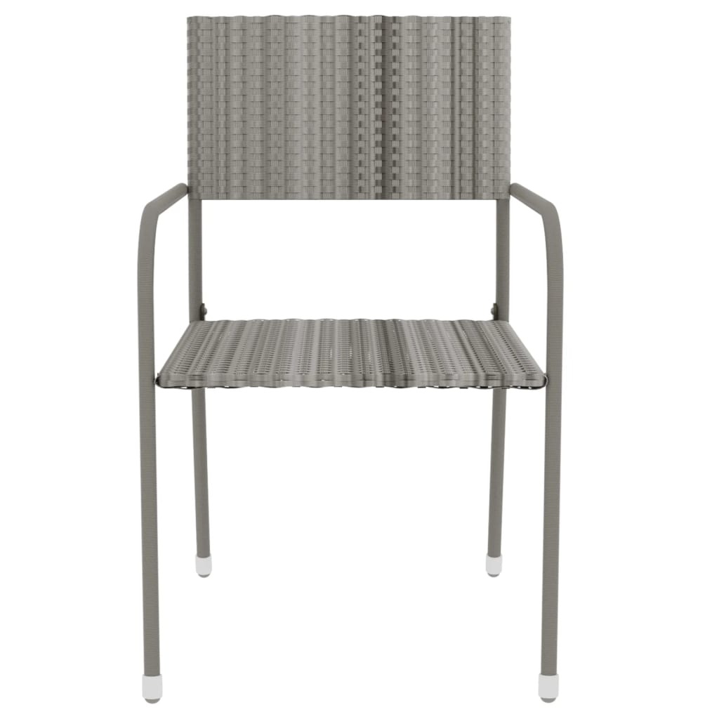 3-delige Tuinset poly rattan grijs - Griffin Retail