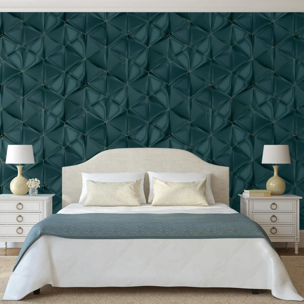 DUTCH WALLCOVERINGS Behang Onyx groen