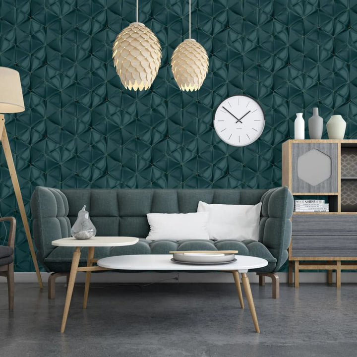 DUTCH WALLCOVERINGS Behang Onyx groen