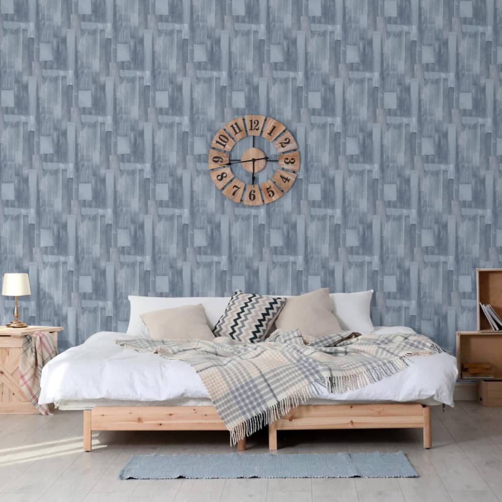 DUTCH WALLCOVERINGS Behang Wood grijs