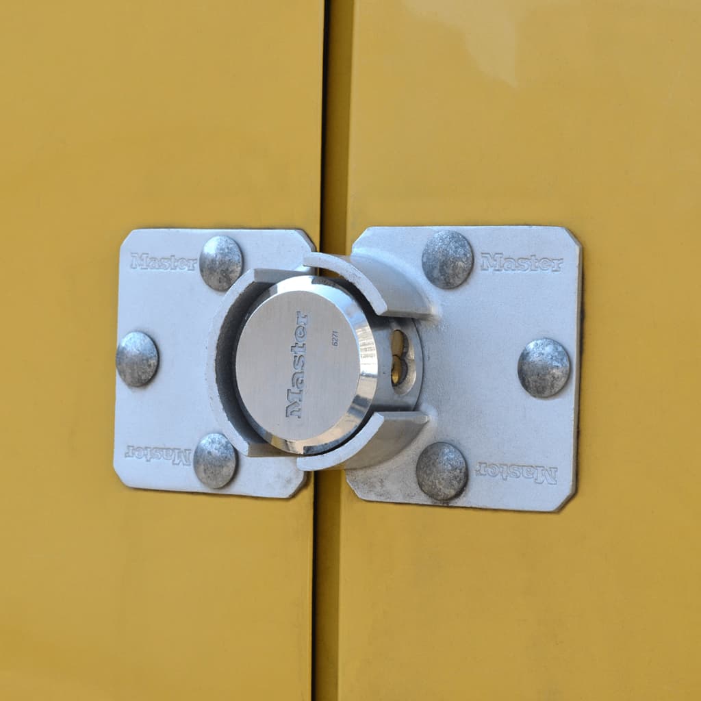 Master Lock Hang- en overvalslotset staal zilverkleurig 736EURD