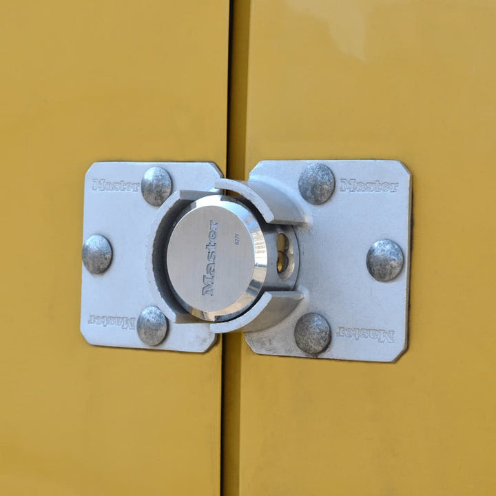 Master Lock Hang- en overvalslotset staal zilverkleurig 736EURD