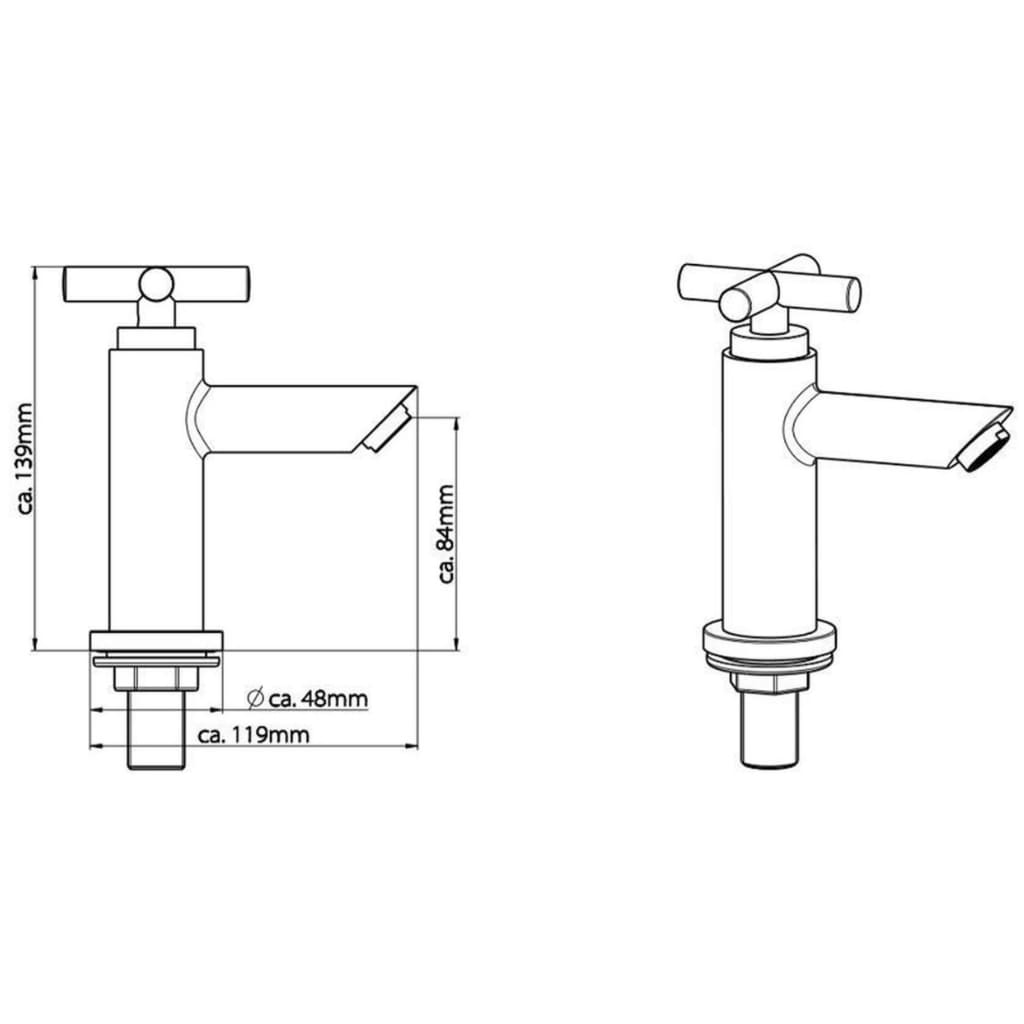 SCHÜTTE Koudwaterkraan MATAO chroom