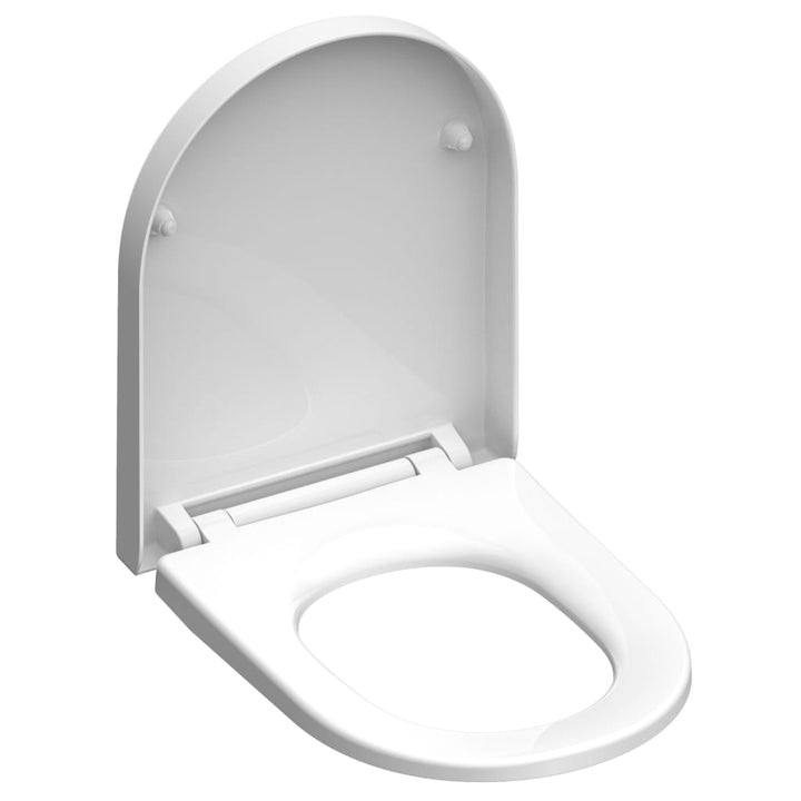 SCHÜTTE Toiletbril WHITE d-vormig duroplast