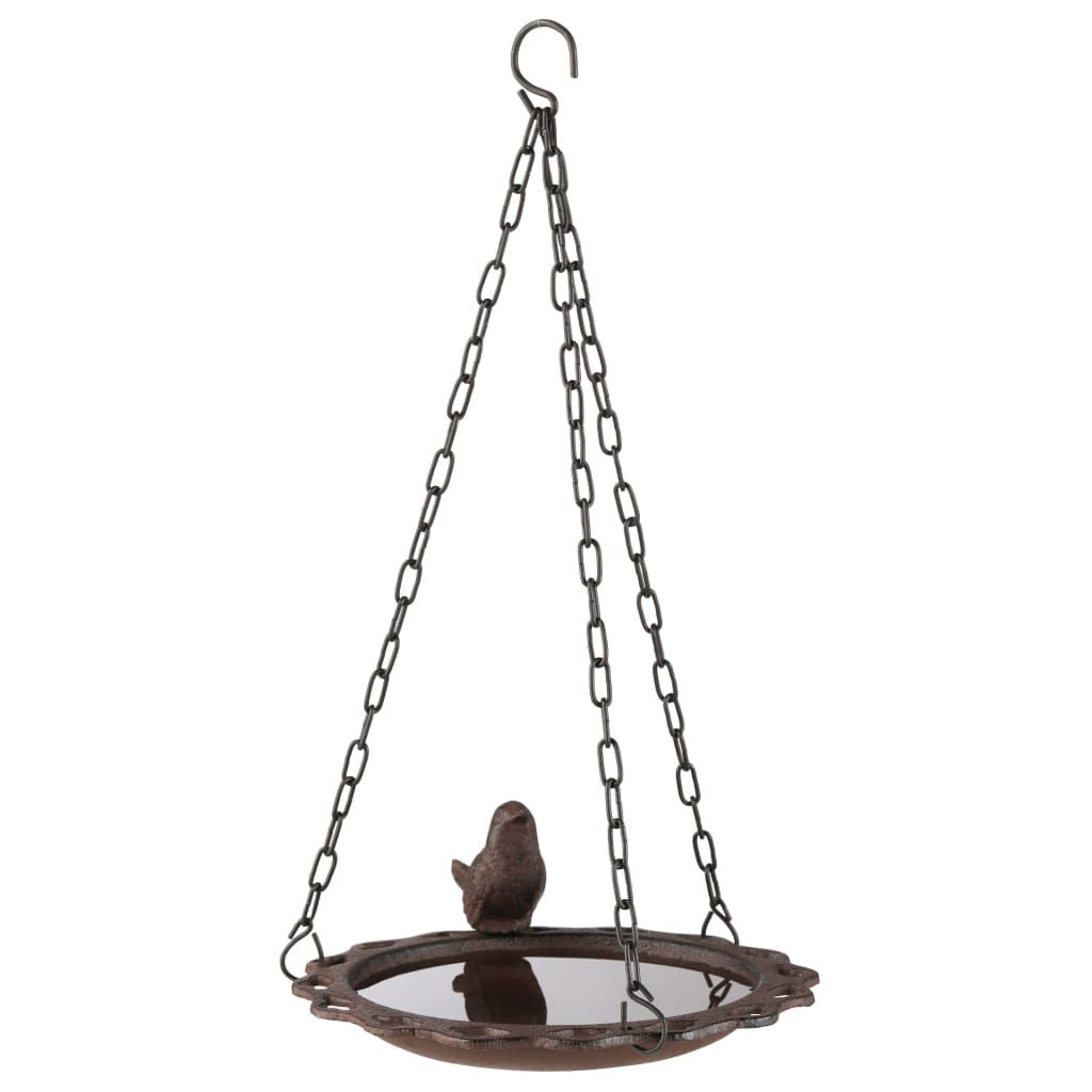 HI Vogelbad hangend 20,5 cm bruin