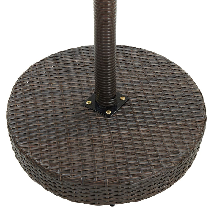 5-delige Tuinbarset poly rattan bruin - Griffin Retail