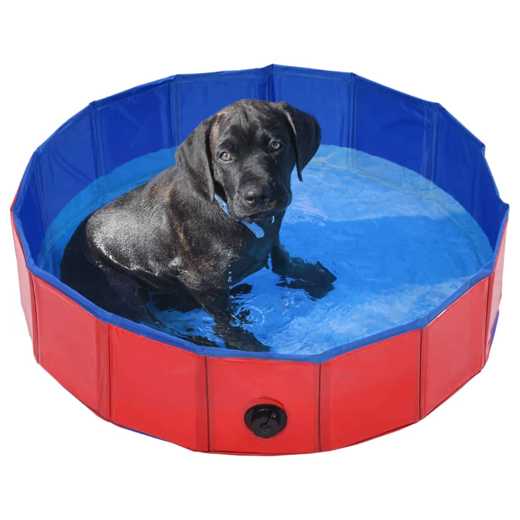 Animal Boulevard Huisdierenzwembad Cooling M 80x80x20 cm rood blauw