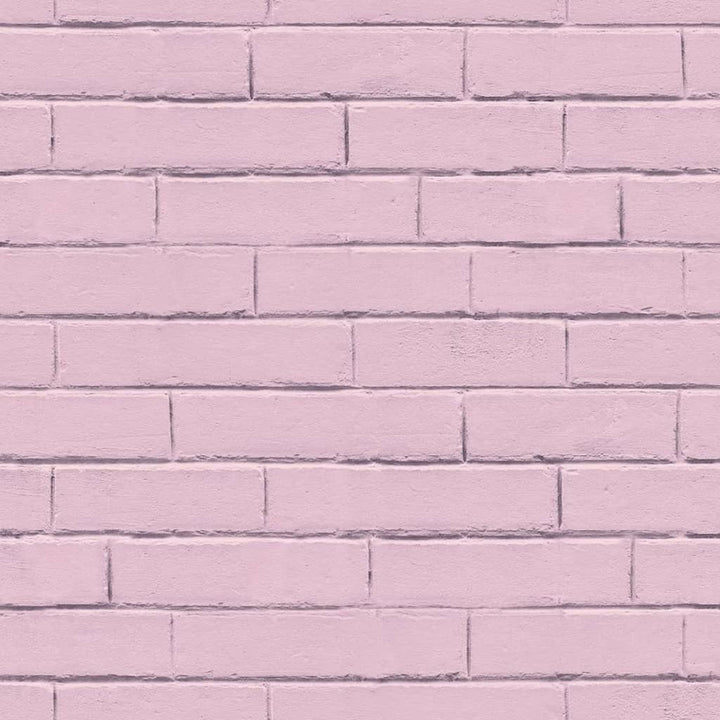 Good Vibes Behang Brick Wall roze