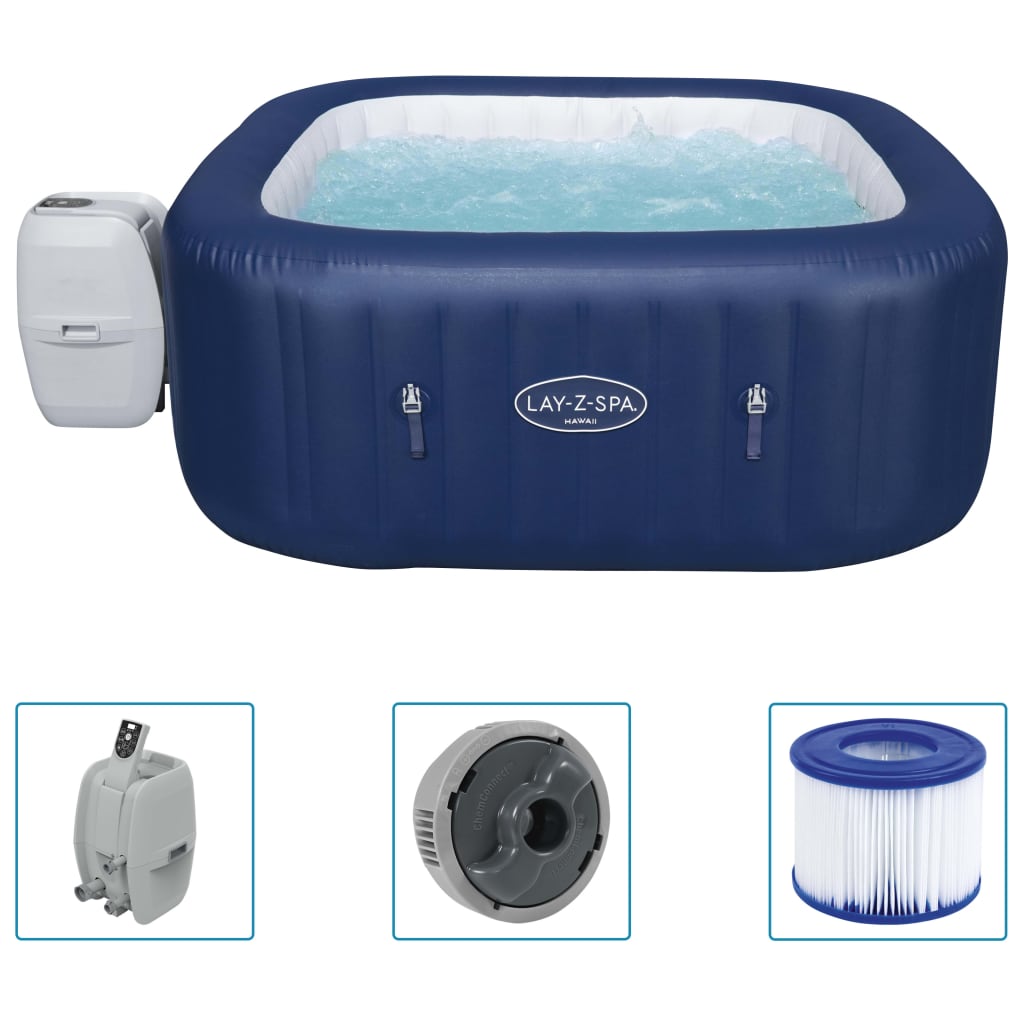 Bestway Lay-Z-Spa Bubbelbad opblaasbaar Hawaii AirJet