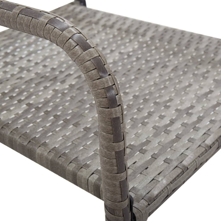 7-delige Tuinset poly rattan antracietkleurig - Griffin Retail