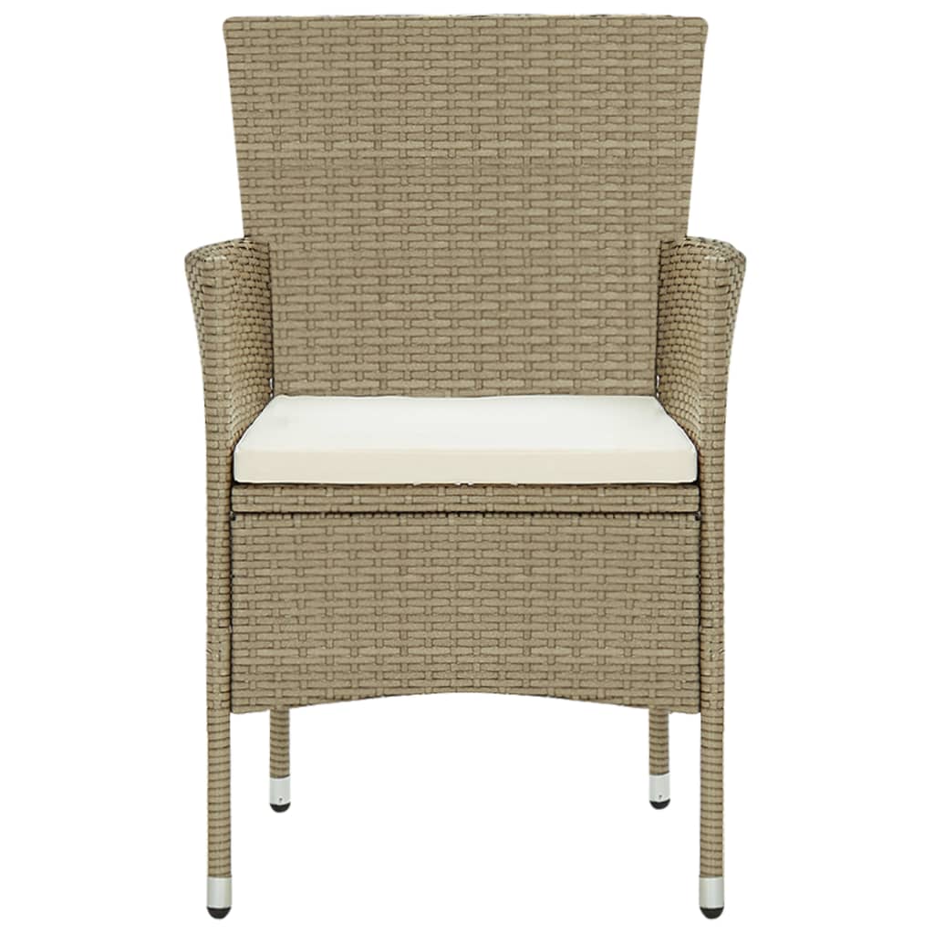 7-delige Tuinset poly rattan beige - Griffin Retail