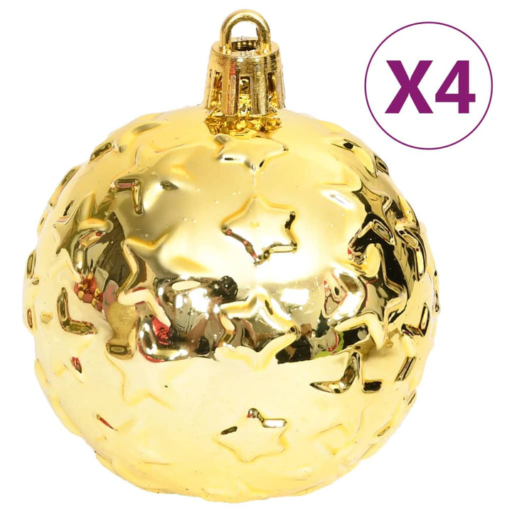 70-delige Kerstballenset goud en rood - Griffin Retail