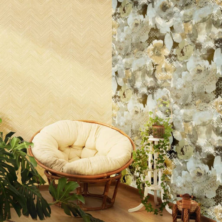 Topchic Behang Herringbone beige