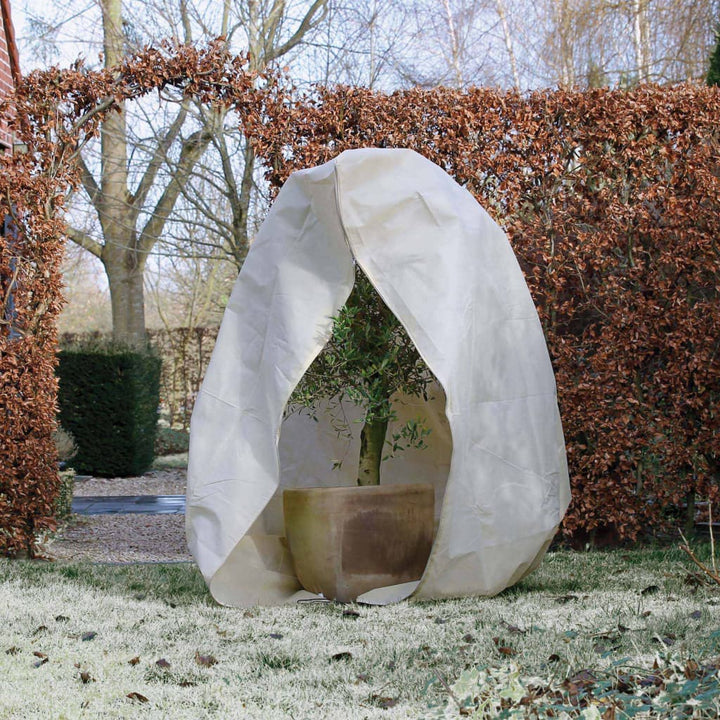 Nature Winterhoes met rits 70 g/m² 2x2,5 m beige