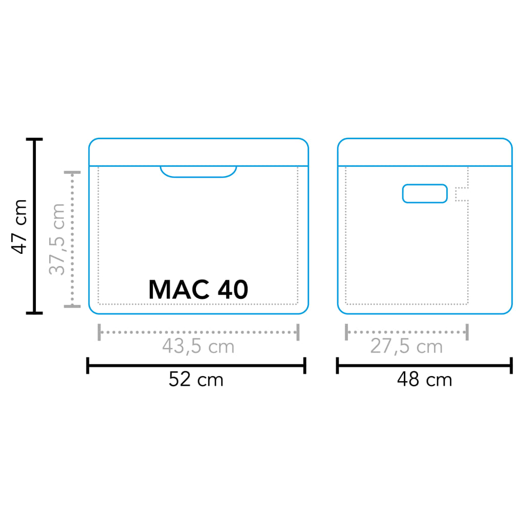 Mestic Koelbox absorptie MAC-40 42 L zwart