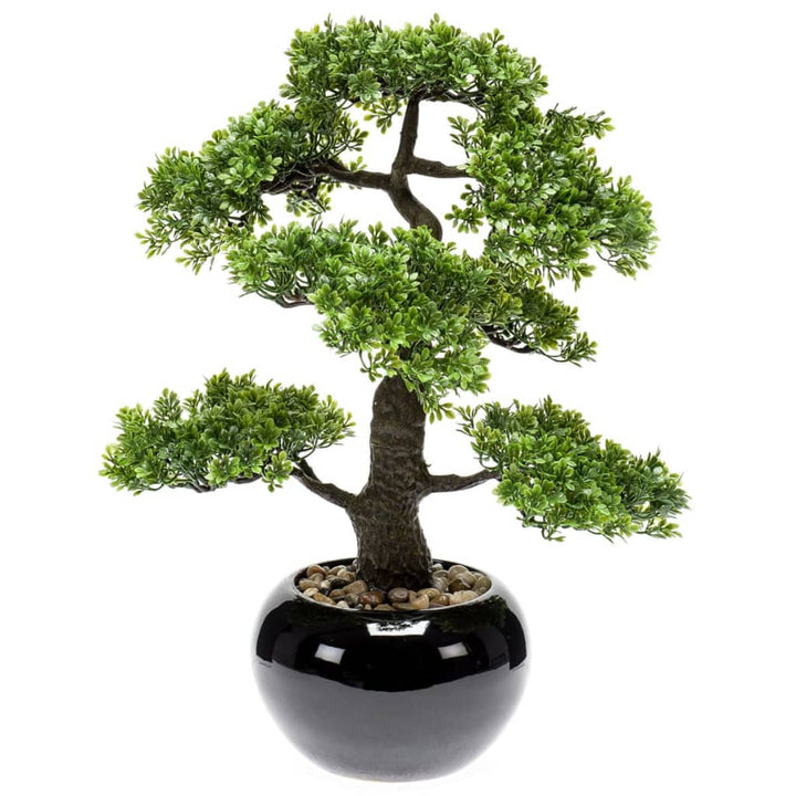 Emerald Kunstplant mini bonsai ficus groen 47 cm 420006