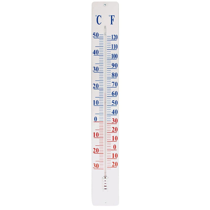 Esschert Design thermometer op wandplaat 90 cm TH9