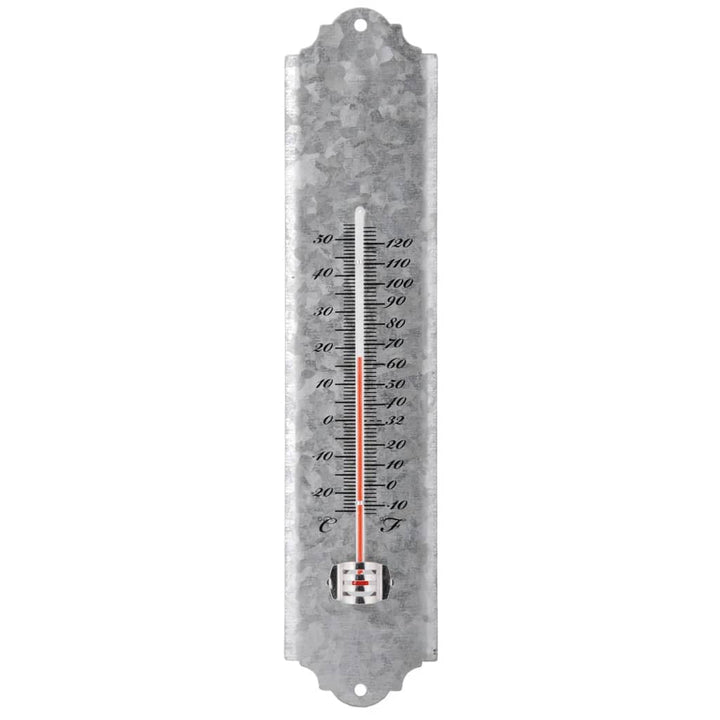 Esschert Design Wandthermometer 30 cm schrootzink OZ10