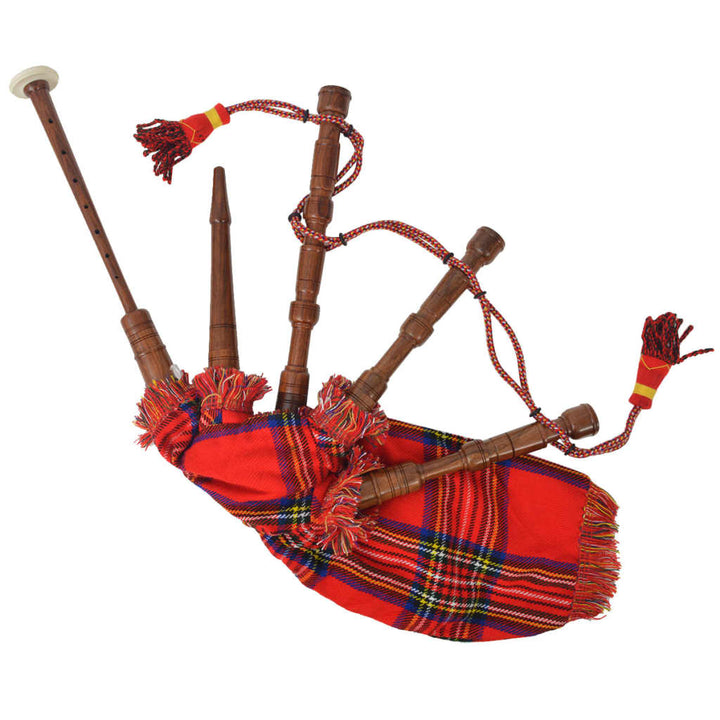 Kinderdoedelzak Schots Great Highland rood Royal Stewart Tartan