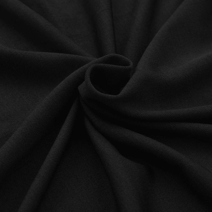 Tafelhoes stretch zwart 183x76x74 cm 2 st