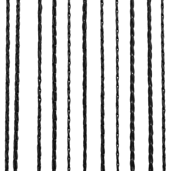 Draadgordijnen 2 st 140x250 cm zwart