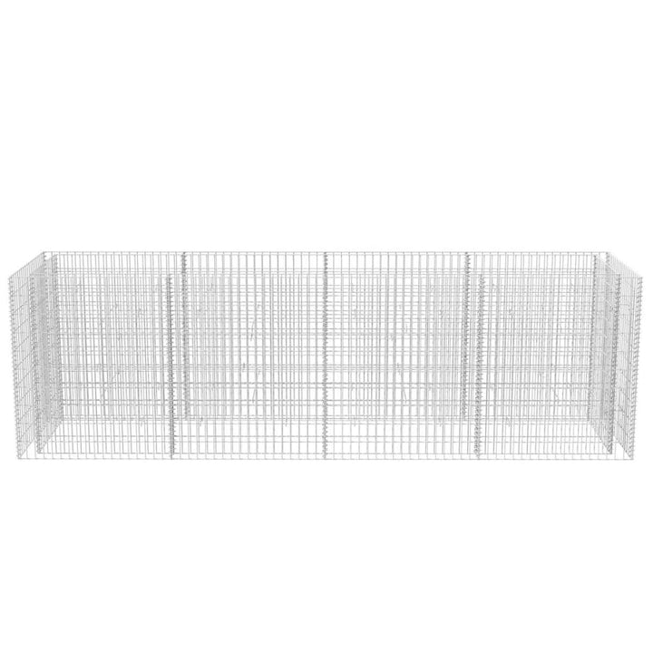 Gabion plantenbak verhoogd 360x90x100 cm staal