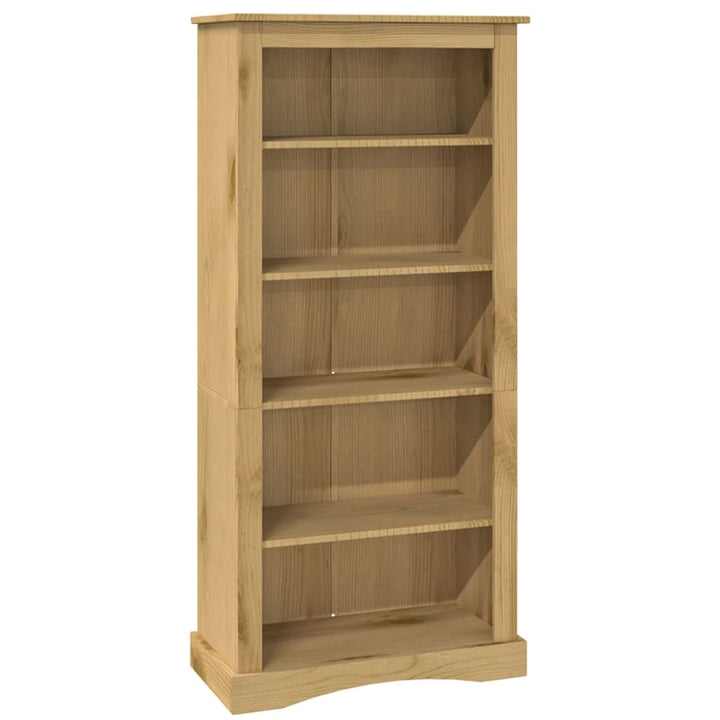 Boekenkast grenenhout met 5 planken Corona-stijl 81x29x170 cm