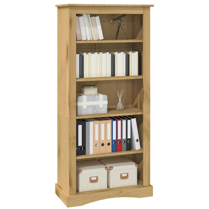 Boekenkast groenenhout met 5 planken Corona-stijl 81x29x170 cm