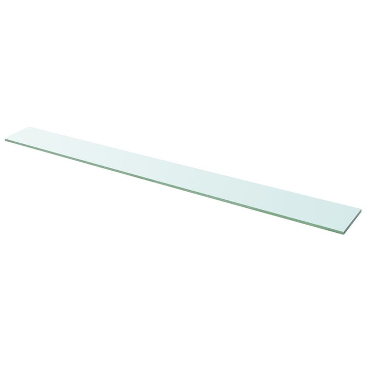 Wandschap transparant 110x12 cm glas