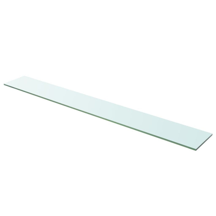 Wandschap transparant 110x15 cm glas