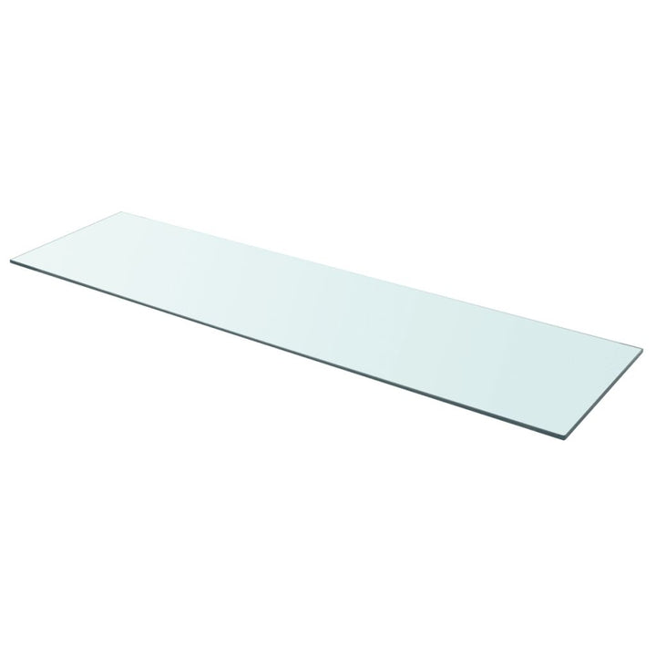 Wandschap transparant 110x30 cm glas