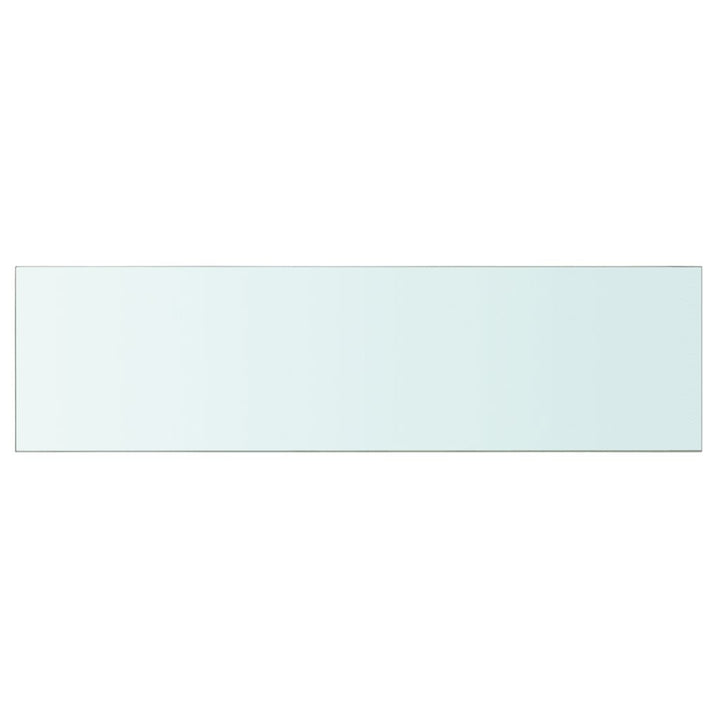 Wandschap transparant 110x30 cm glas