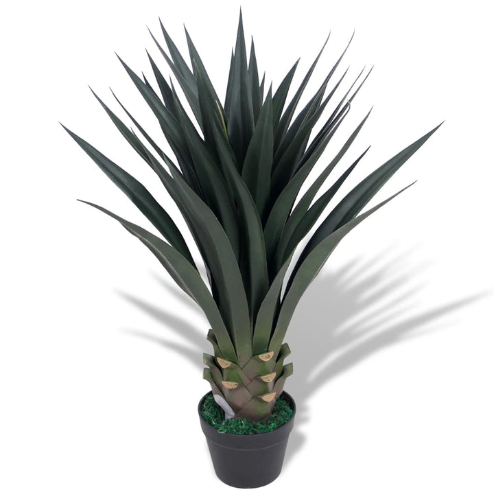 Kunst yucca plant met pot 155 cm groen