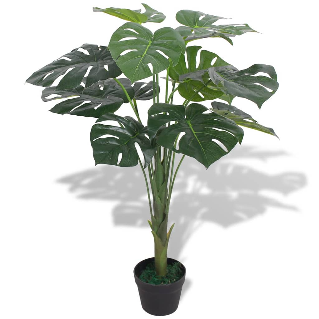Kunstplant met pot monstera 170 cm groen
