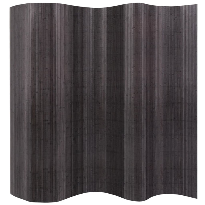 Kamerscherm 250x165 cm bamboe grijs