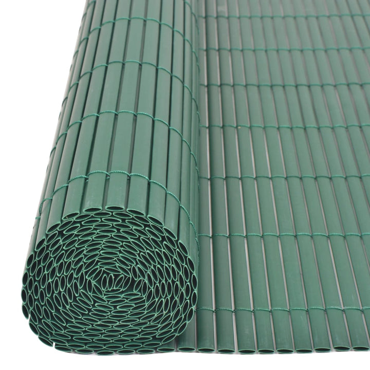 Tuinafscheiding dubbelzijdig 90x300 cm PVC groen