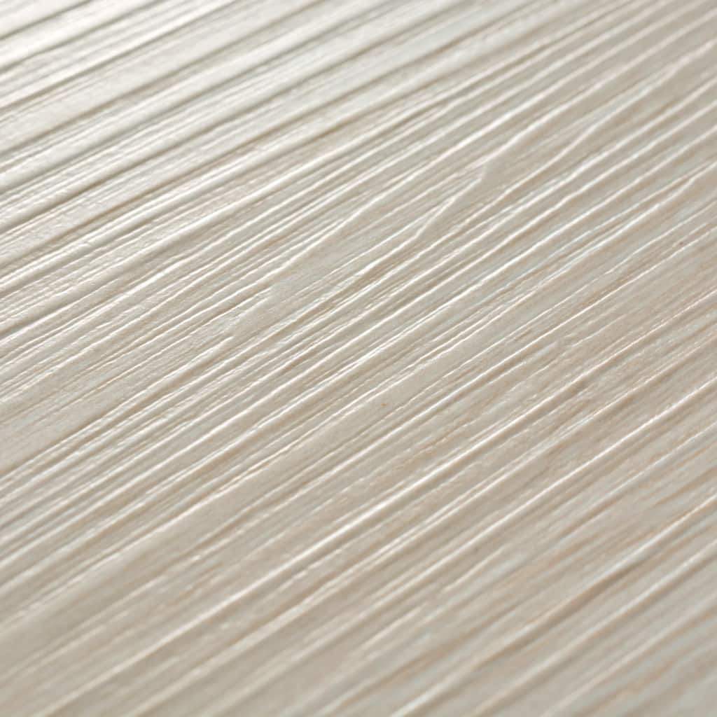 Vloerplanken 5,26 m² 2 mm PVC klassiek wit eiken