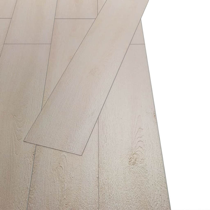 Vloerplanken 5,26 m² 2 mm PVC klassiek wit eiken