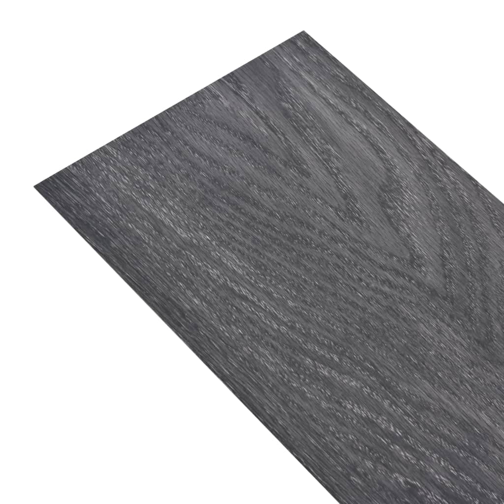 Vloerplanken zelfklevend 5,02 m² 2 mm PVC zwart en wit