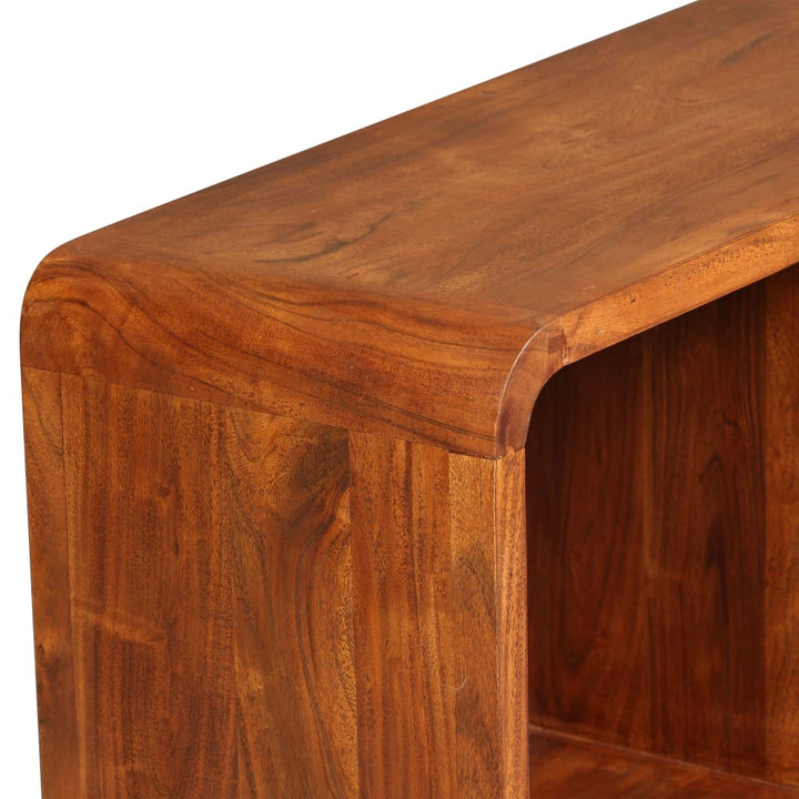 Tv-meubel 120x30x40 cm massief hout met honingafwerking