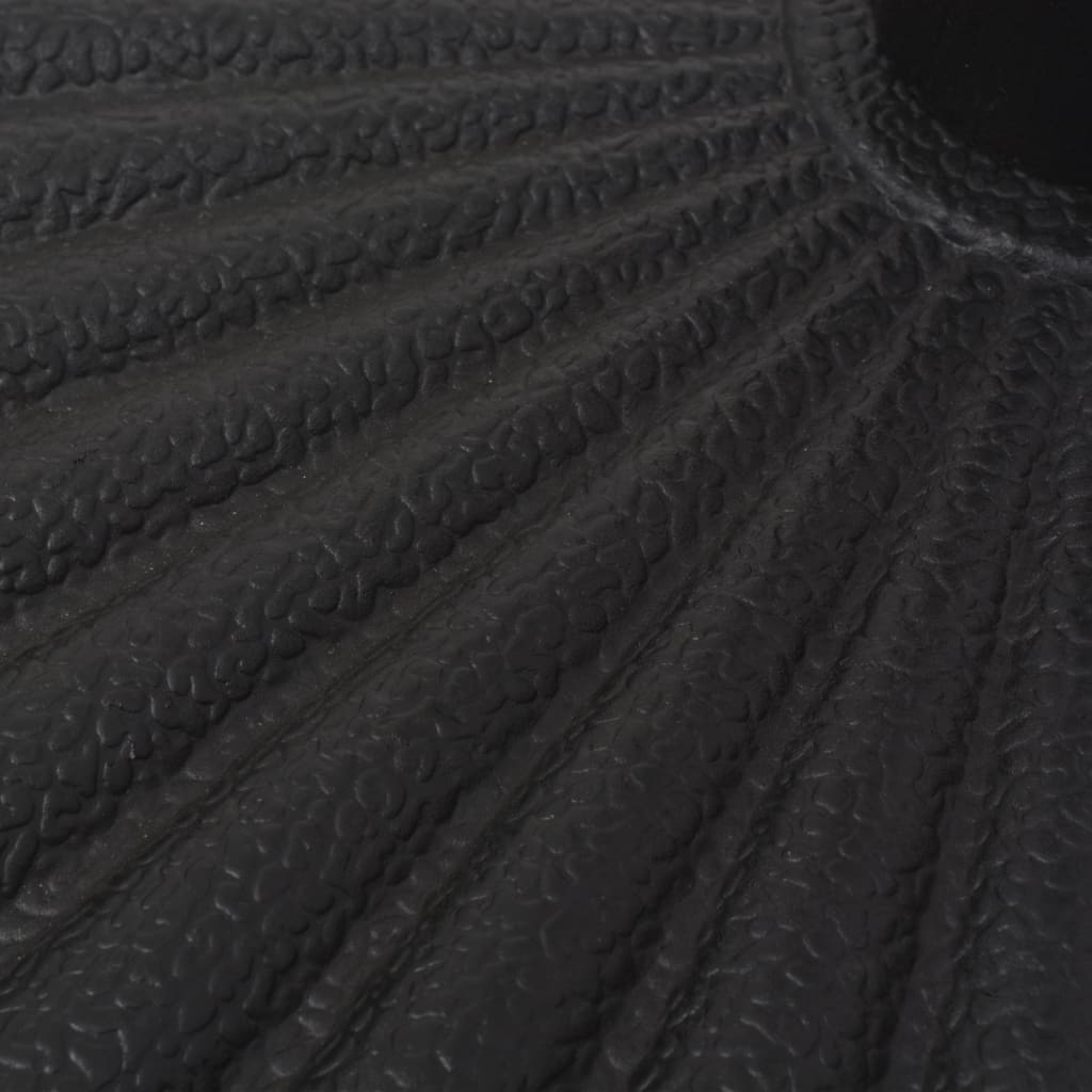 Parasolvoet rond 29 kg hars zwart