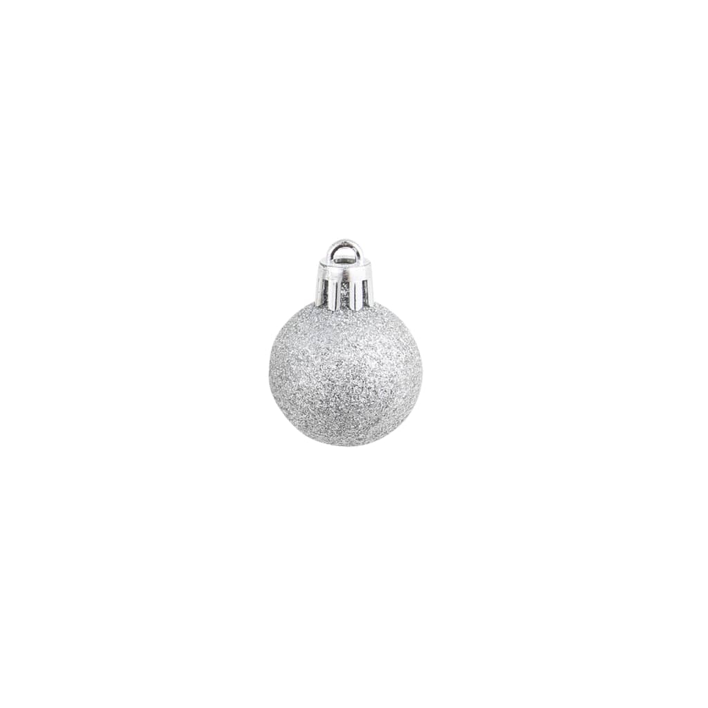 Kerstballen 100 st zilverkleurig/goudkleurig