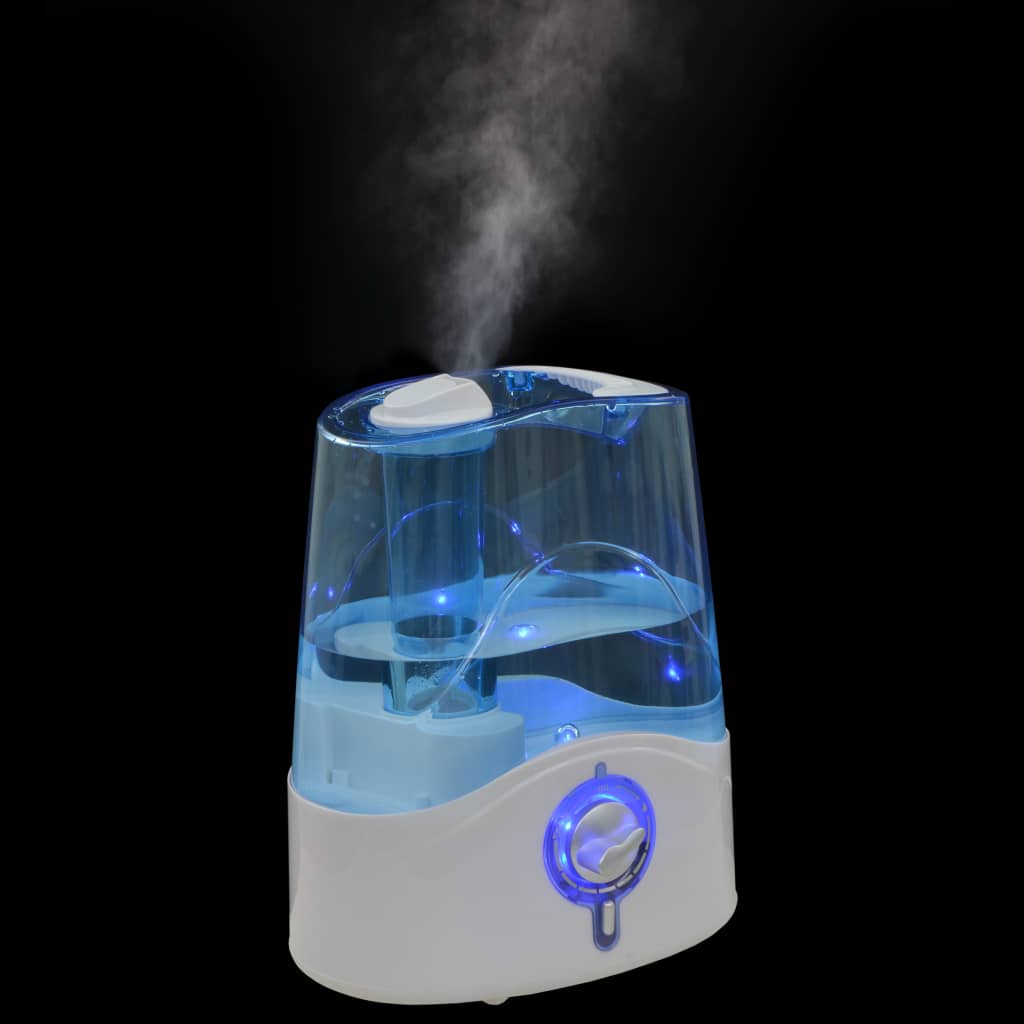 Ultrasone bevochtiger met koele mist en nachtlamp 6 L 300 ml/u