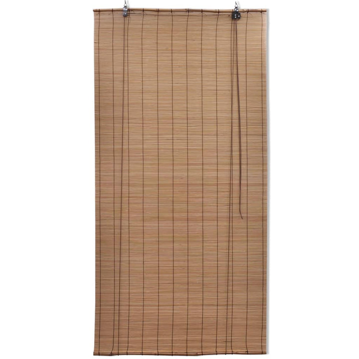 Rolgordijn 100x220 cm bamboe bruin