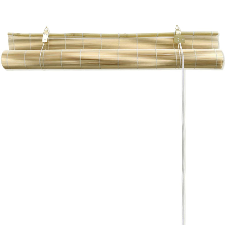 Rolgordijn 80x220 cm bamboe natuurlijk